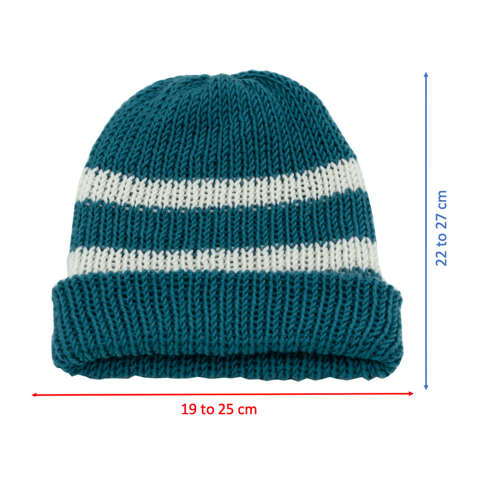 Kids Reversible Beanie Hat - Unisex Style